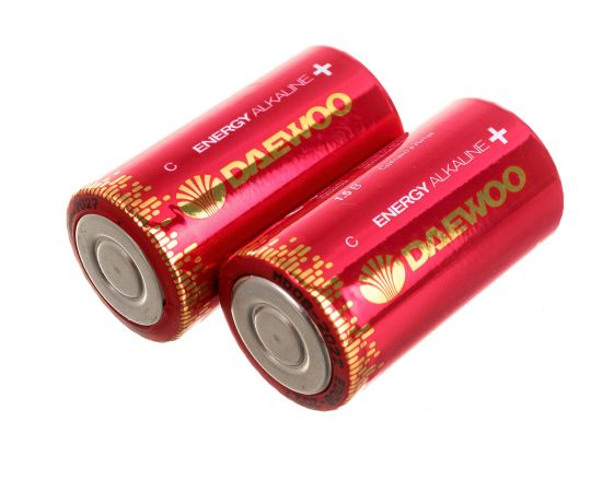 Алкалиновая батарейка DAEWOO LR14 ENERGY Alkaline 2021 BL-2 5029996 – изображение 2