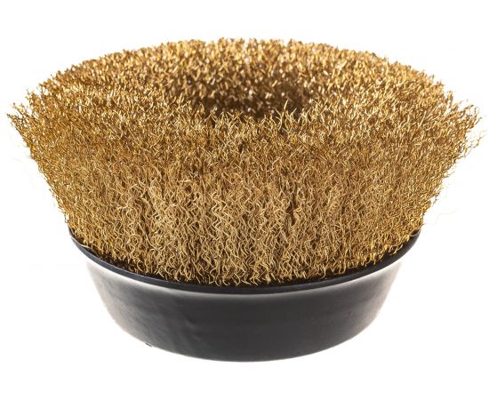 Кордщетка чашеобразная латунная для УШМ, 125 мм ROCKFORCE RF-BWC005 – изображение 3