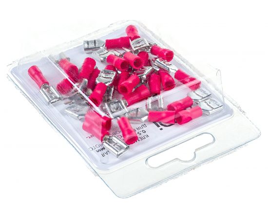 Разъём DORI плоский изолированный гнездо 7,4 мм 0,5-1,5 мм2 РПИм 25 шт 42099 – изображение 3