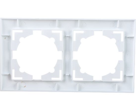 Двухместная рамка EKF Валенсия, белая, PROxima EWM-G-302-10 – изображение 3