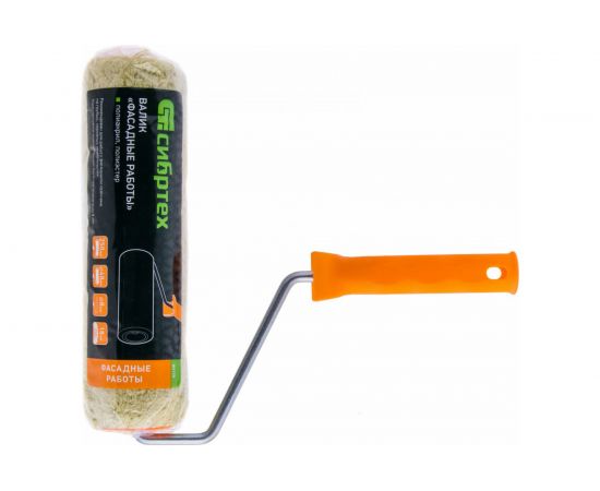 Валик 250мм, ворс 18мм, D 48мм, D ручки 8мм СИБРТЕХ Фасадные работы 80175 – изображение 3