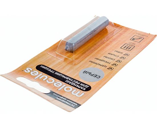 Восковой карандаш для реставрации трещин Molecules серый KMLS715 – изображение 3