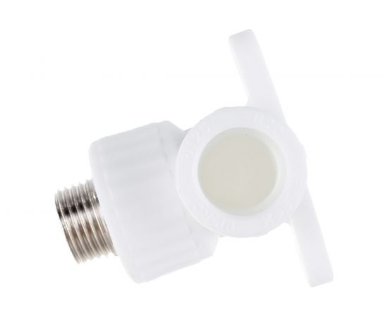 Комбинированный угольник VALFEX PP-R белый, 20х1/2 дюйма НР, с креплением 10121020 127-0585 – изображение 3