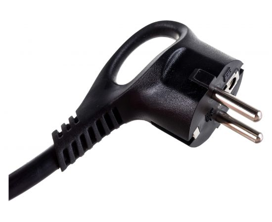 Сетевой шнур с вилкой ЭРА U-3x1,5-3m-B с заземлением 3м ПВС 3x1,5мм2 черный Б0048709 – изображение 3