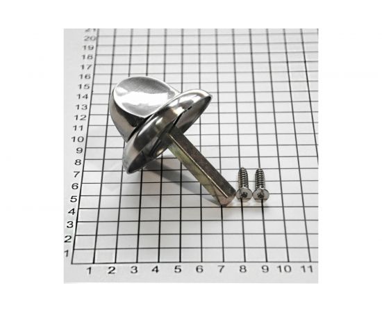 Поворотная кнопка DOORLOCK DL TK07/8/45 SN матовый никель, для задвижек, шпиндель 8x45 мм 73364 – изображение 3