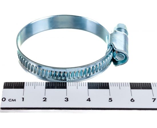 Червячный хомут Nord-Yada 30-45 мм, оцинк. сталь 904584 – изображение 3