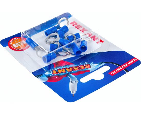 Кольцевой изолированный наконечник REXANT d 8,4 мм 1,5-2,5мм2 НКи 2.5-8 синий 10 шт 06-0421-A – изображение 4