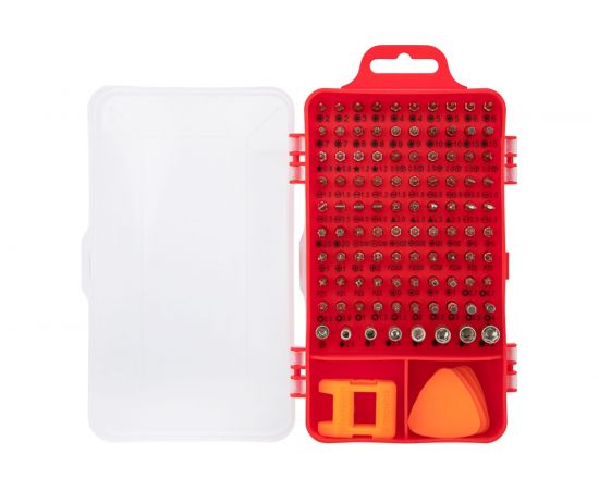 Отвертка с битами для точных работ KRANZ 114 предмета CR-V KR-12-4772 – изображение 4