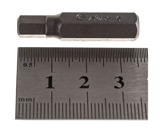 Бита шестигранная короткая (НЕХ 6; 5/16"") Hans 062-4M06 – изображение 4