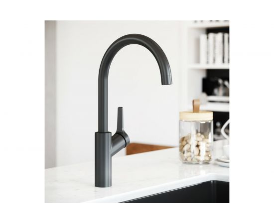 Смеситель для кухни Damixa Eclipse черный DX310720300 – изображение 4