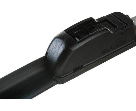 Щетка стеклоочистителя бескаркасная с графитом (универсальная) 55см/22" (2 адаптера) Wonderful 901891 – изображение 5