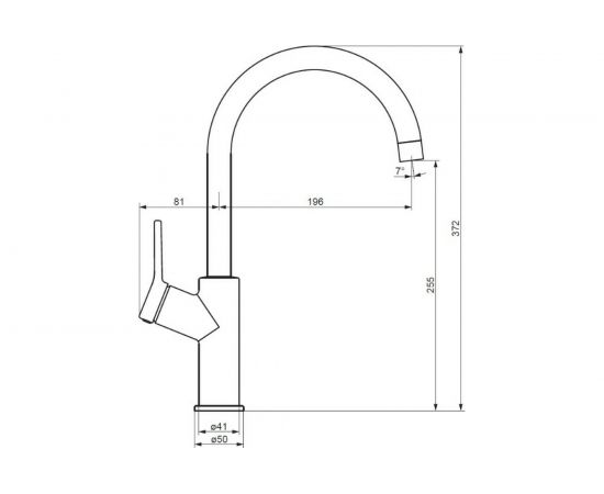 Смеситель для кухни Damixa Eclipse черный DX310720300 – изображение 5