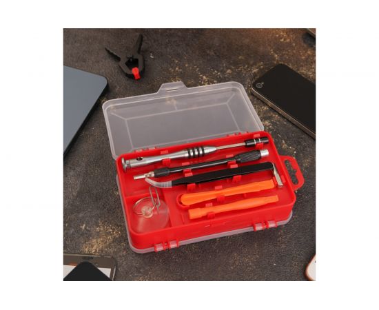 Отвертка с битами для точных работ KRANZ 114 предмета CR-V KR-12-4772 – изображение 5