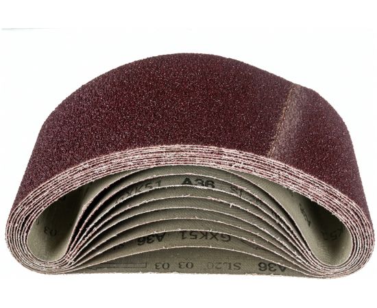 Шлифовальные ленты ЛБ 100х610 мм, А36, 14А, 10 шт. Tsunami D76110061014036 