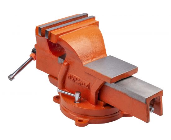 Слесарные поворотные тиски AV Steel сталь 150мм AV-940006 