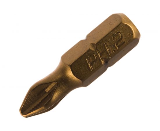 Насадка магнитная для больших нагрузок (2 шт; 25 мм; PH2; TiN) Jettools W2-11-0252-2T 