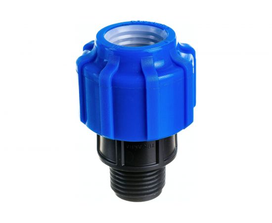 Муфта ПОЛИТЭК с наружной резьбой 20х1/2 50030020 