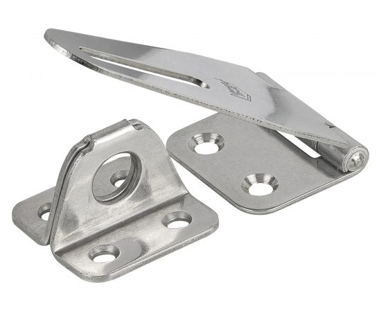 Калиточ��ый переброс с ушком VORMANN 80х30х37 мм, нержавеющая сталь 010090080 