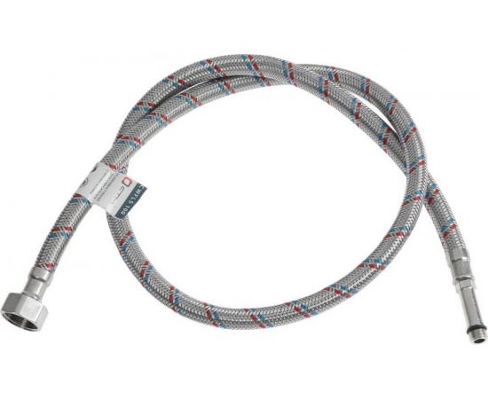 Подводка для смесителя СТМ сталь, 1/2xM10x150 см., длинный штуцер CWFLS150 