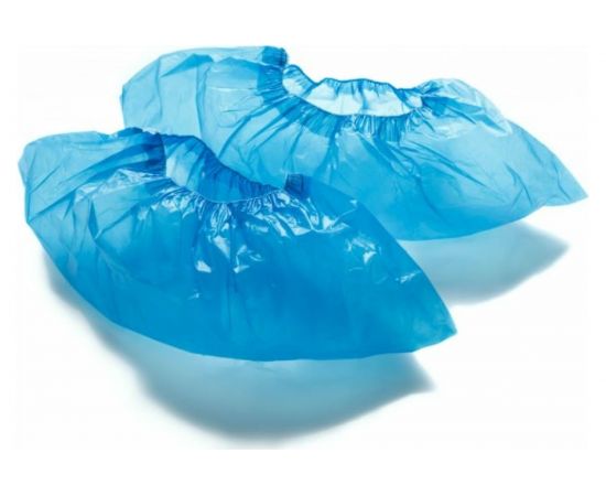 Одноразовые бахилы с двойной резинкой Точка Роста плотность 14мкм б14-500пар 