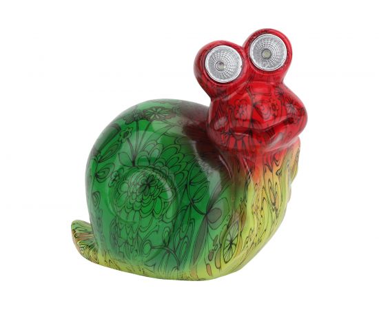 Садовый светильник на солнечной батарее ЭРА ERAFU01-02 Улитка, полистоун, 14 см Б0038495 