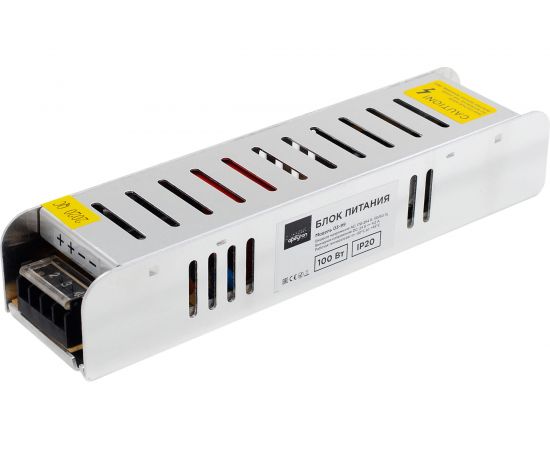 Блок питания Apeyron 24В, 100Вт, IP20, 170-264В, 4,2А, алюминий, слим, серебро / 03-99 – изображение 15