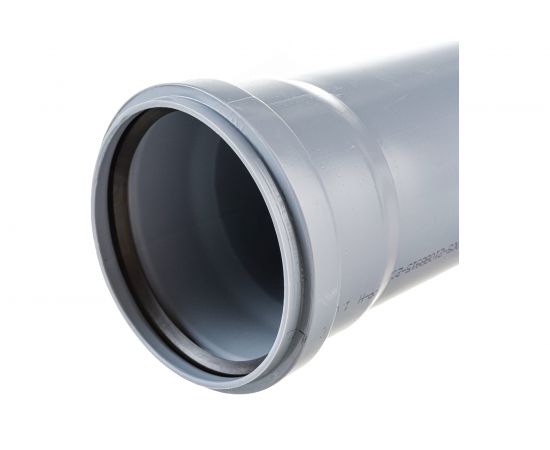 Труба для внутренней канализации Gigant Д110, L=1 м, толщина стенки 2.7 мм GSG-25 – изображение 2