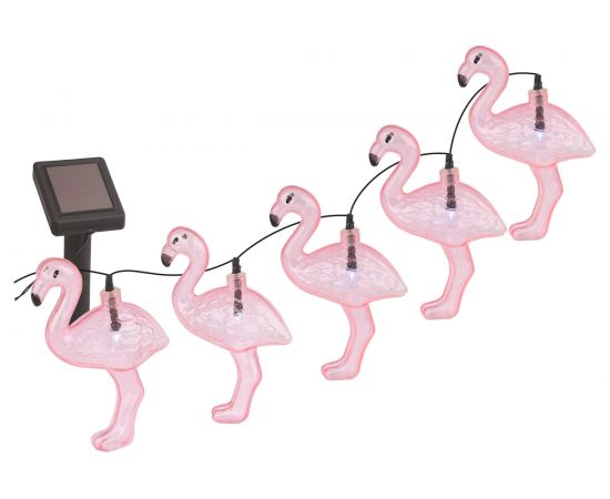 Садовая гирлянда ЭРА ERADG012-07 10 подсвечиваемых светодиодами фламинго Б0038508 – изображение 2