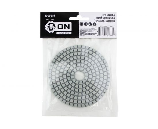 Круг алмазный гибкий шлифовальный, Черепашка 100 мм, P800 On 19-09-080 – изображение 2