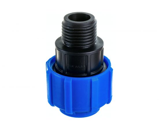 Муфта ПОЛИТЭК с наружной резьбой 20х1/2 50030020 – изображение 2