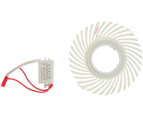 Светильник, Круг/узор, Белый, Gu5.3, 3W, LED 3000K Gauss Backlight BL134 – изображение 2