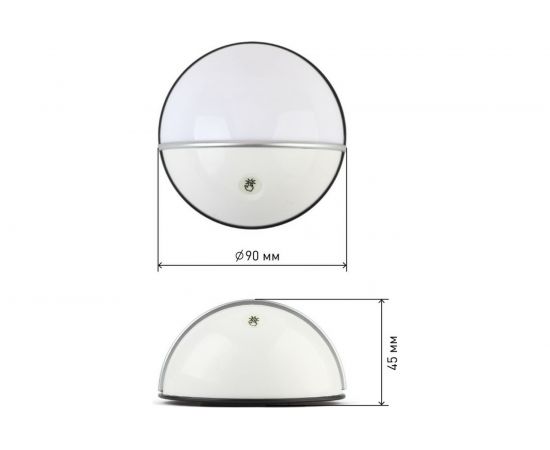 Фонарь-пушлайт ЭРА SB-603 Луна-3, флюоресцентный сенсор, 3xAAA, белый, 1 шт в блистере Б0029189 – изображение 2