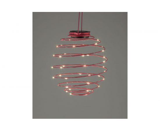 Садовый подвесной светильник ЭРА ERASF01229 Спираль, на солнечной батарее Б0044236 – изображение 2