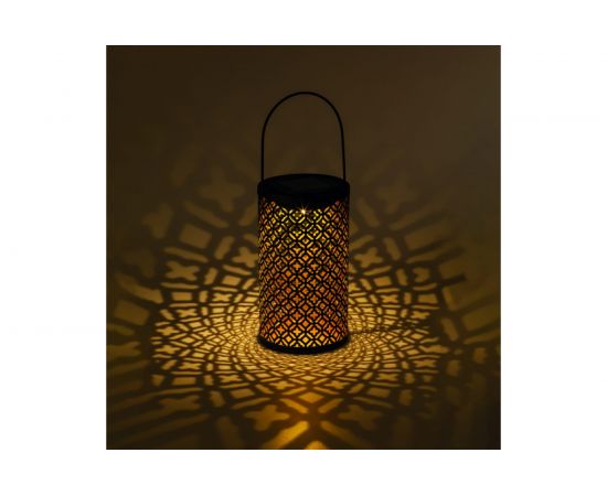 Садовый светильник ЭРА ERASF22-44 Орнамент на солнечной батарее, 19 см, Б0053446 – изображение 3