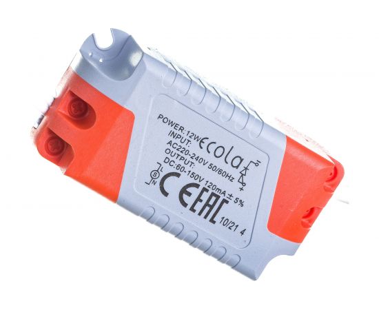 Встраиваемый светильник Ecola LED downlight Круглый даунлайт с драйвером 12W 220V 4200K 170x20 DRRV12ELC – изображение 3