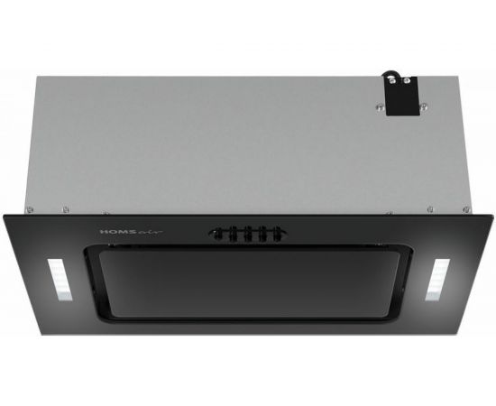 Кухонная вытяжка HOMSair Crocus Push 52 черный CROCUS PUSH 52 Glass Black – изображение 3