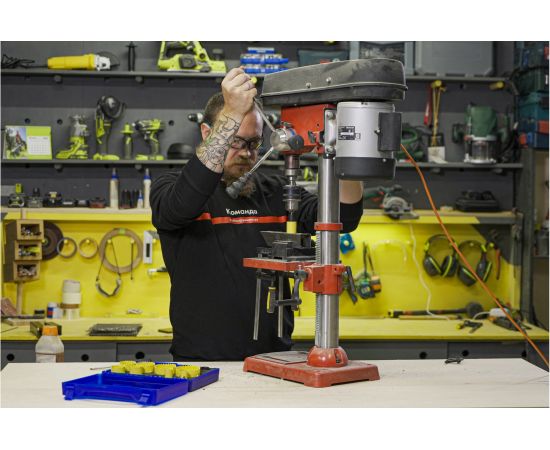 Набор биметаллических коронок по металлу (13 предметов; 19, 22, 29, 35, 38, 44, 51, 57, 64) Gigant G100-002 – изображение 4