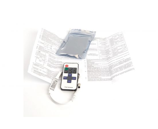 Контроллер для одноцветной светодиодной ленты мини FERON с П/У белый, 12-24V, LD65 48031 – изображение 4