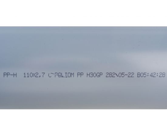 Труба для внутренней канализации Gigant Д110, L=1 м, толщина стенки 2.7 мм GSG-25 – изображение 4