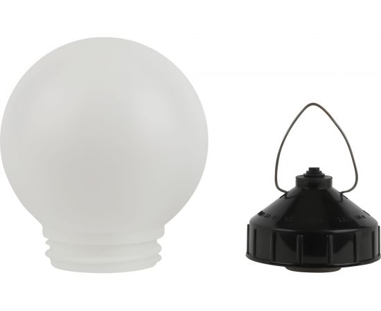 Подвесной светильник ЭРА НСП 0160003 Гранат полиэтилен IP44 E27 max 60Вт D150 шар белый Б0052010 – изображение 5