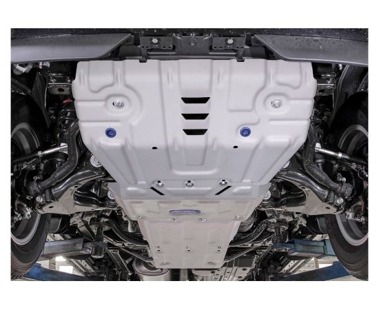 Защита радиатора, картера, КПП и РК Rival для Lexus GX 460, алюминий, 4 мм K333.9516.1 – изображение 6