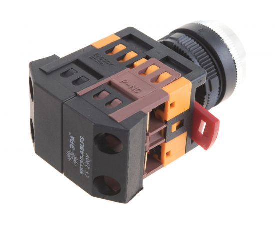 Кнопка ЭРА ABLFS22, желтый d22мм неон, 240В 1з1р 10/400/3200 Б0045655 – изображение 6