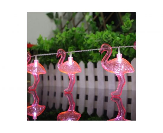 Садовая гирлянда ЭРА ERADG012-07 10 подсвечиваемых светодиодами фламинго Б0038508 – изображение 7