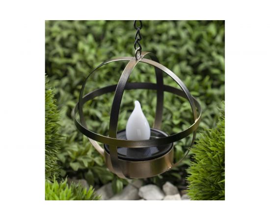 Садовый светильник ЭРА ERASFM02 Лофт, подвесной, на цепи, на солнечной батарее, Б0044846 – изображение 8