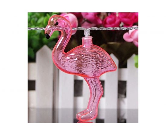 Садовая гирлянда ЭРА ERADG012-07 10 подсвечиваемых светодиодами фламинго Б0038508 – изображение 8