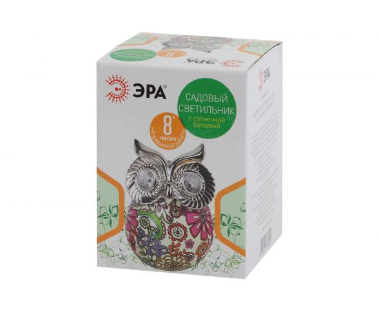Садовый светильник на солнечной батарее ЭРА ERAFYS01-03 Сова, полистоун, 15 см Б0038496 – изображение 8