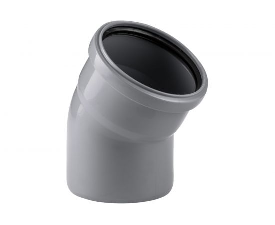 Канализационный отвод RTP 110 мм, 30 градусов, серый 11354 