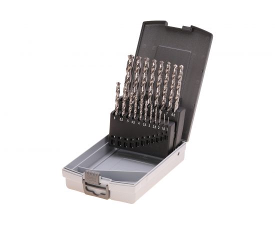 Набор сверл по металлу (19 шт; 1-10 мм; HSS-G) Ruko 214214RO 