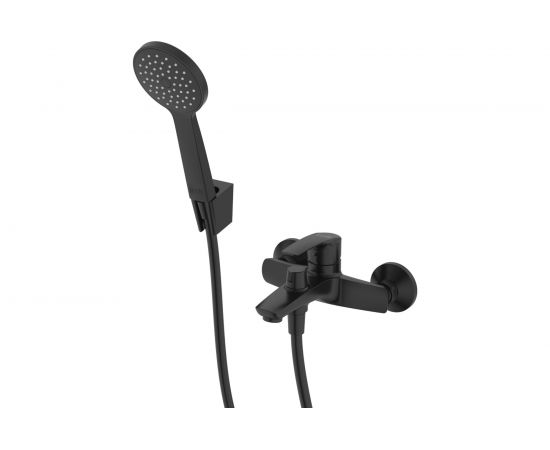 Смеситель для ванны IDDIS Ray черный RAYBL02i02 