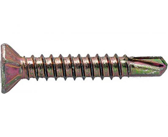 Оконный саморез с буром ЕВРОПАРТНЕР желтый цинк 3,9х19 38шт. 14 3919 1 